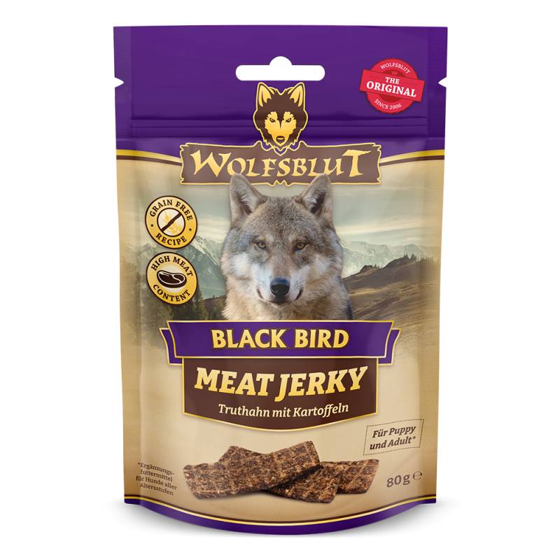 Wolfsblut | Black Bird | Meat Jerky | 6 x 80 g von Wolfsblut