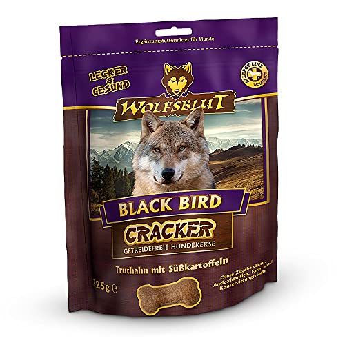 Wolfsblut - Black Bird - Truthahnfleisch und Süßkartoffel - Cracker - 6 x 225 g - Snack von Wolfsblut