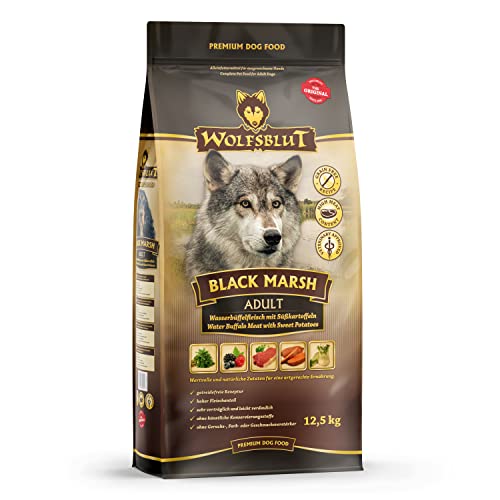 Wolfsblut - Black Marsh - 12,5 kg - Wasserbüffel - Trockenfutter - Hundefutter - Getreidefrei von Wolfsblut