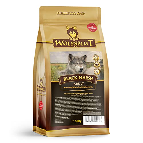 Wolfsblut - Black Marsh - 500 g - Wasserbüffel - Trockenfutter - Hundefutter - Getreidefrei von Wolfsblut