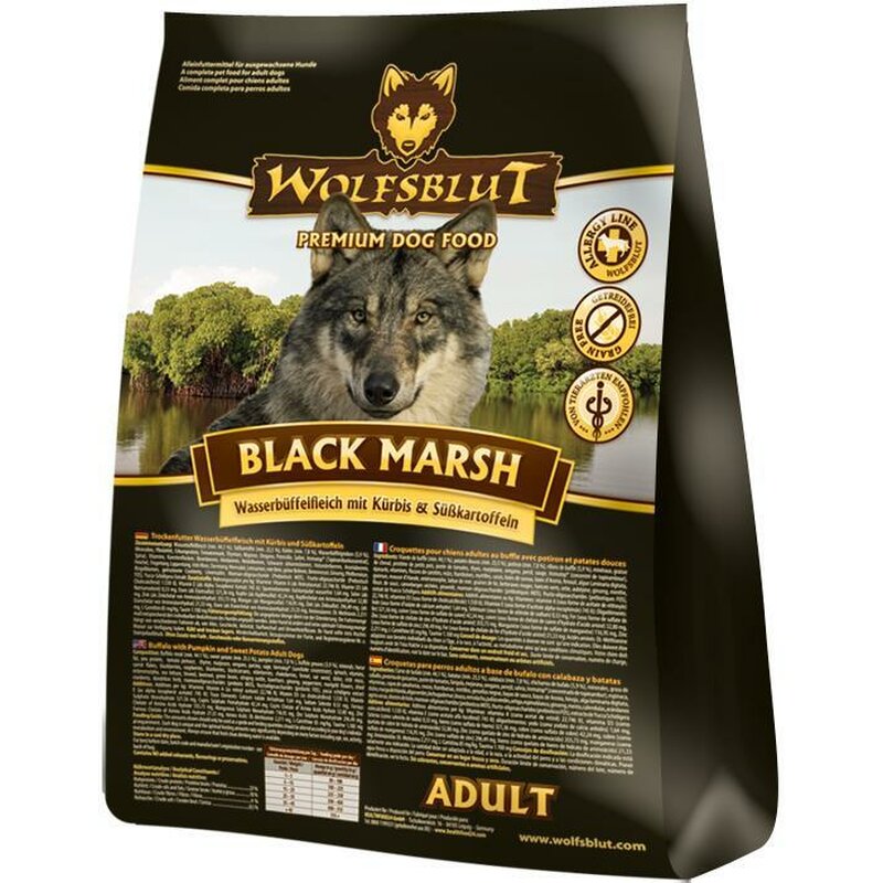 Wolfsblut Black Marsh Adult 12,5 kg (6,24 € pro 1 kg) von Wolfsblut