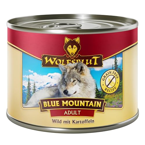 Wolfsblut Blue Mountain Hundefutter für Erwachsene, 200 g, 6 Stück von Wolfsblut