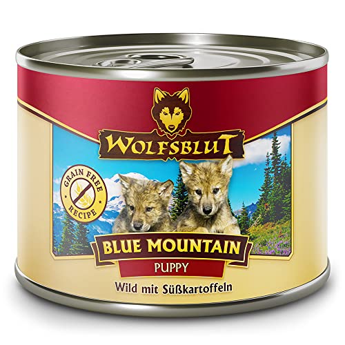 Wolfsblut Blue Mountain Puppy, 200 g, 6 Stück von Wolfsblut