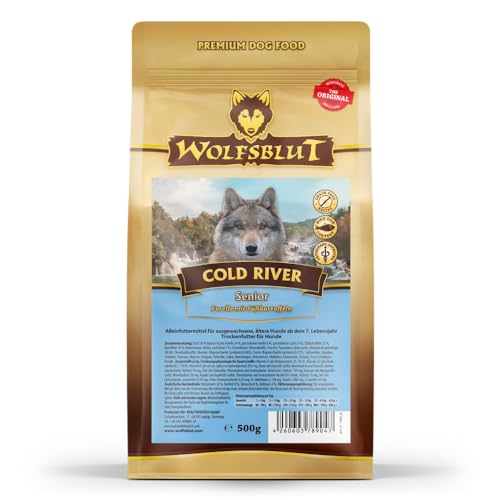 Wolfsblut Cold River Senior Hundefutter mit Forelle und Süßkartoffeln für Senioren ab 7 Jahren von Wolfsblut