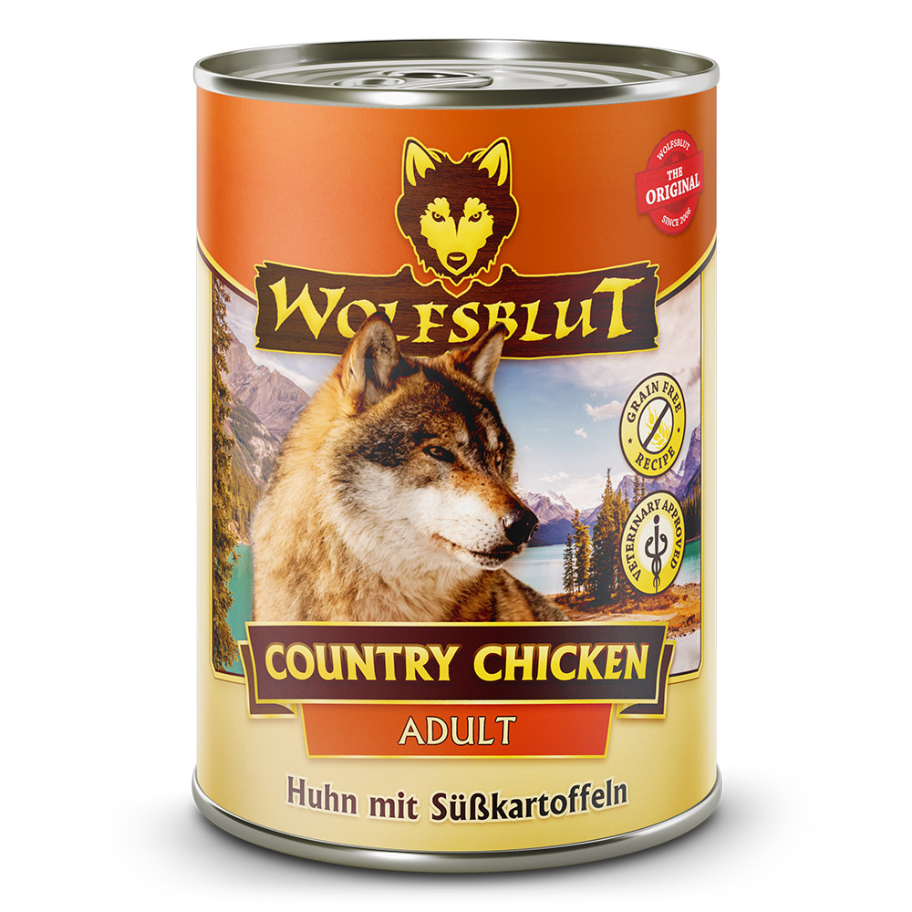 Wolfsblut | Country Chicken | Adult | 72 x 395 g von Wolfsblut