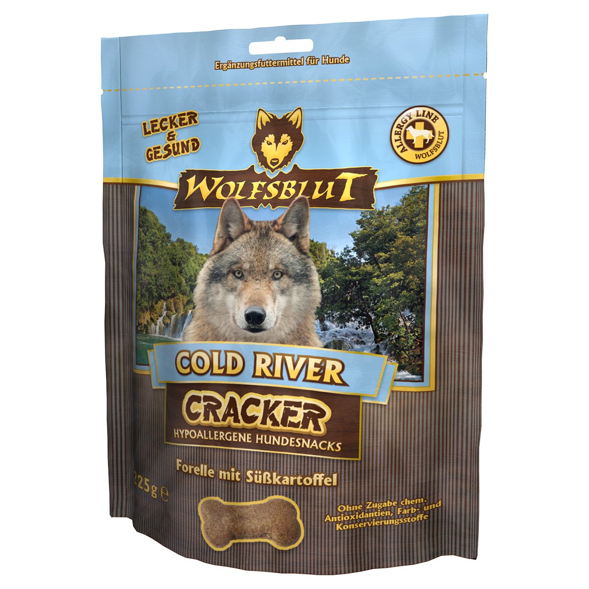 Wolfsblut Cracker Cold River Forelle 225g von Wolfsblut