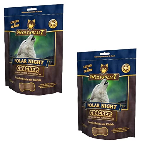 Wolfsblut Cracker Polar Night mit 51% Rentierfleisch für Hunde - Doppelpack - 2 x 225g von Wolfsblut