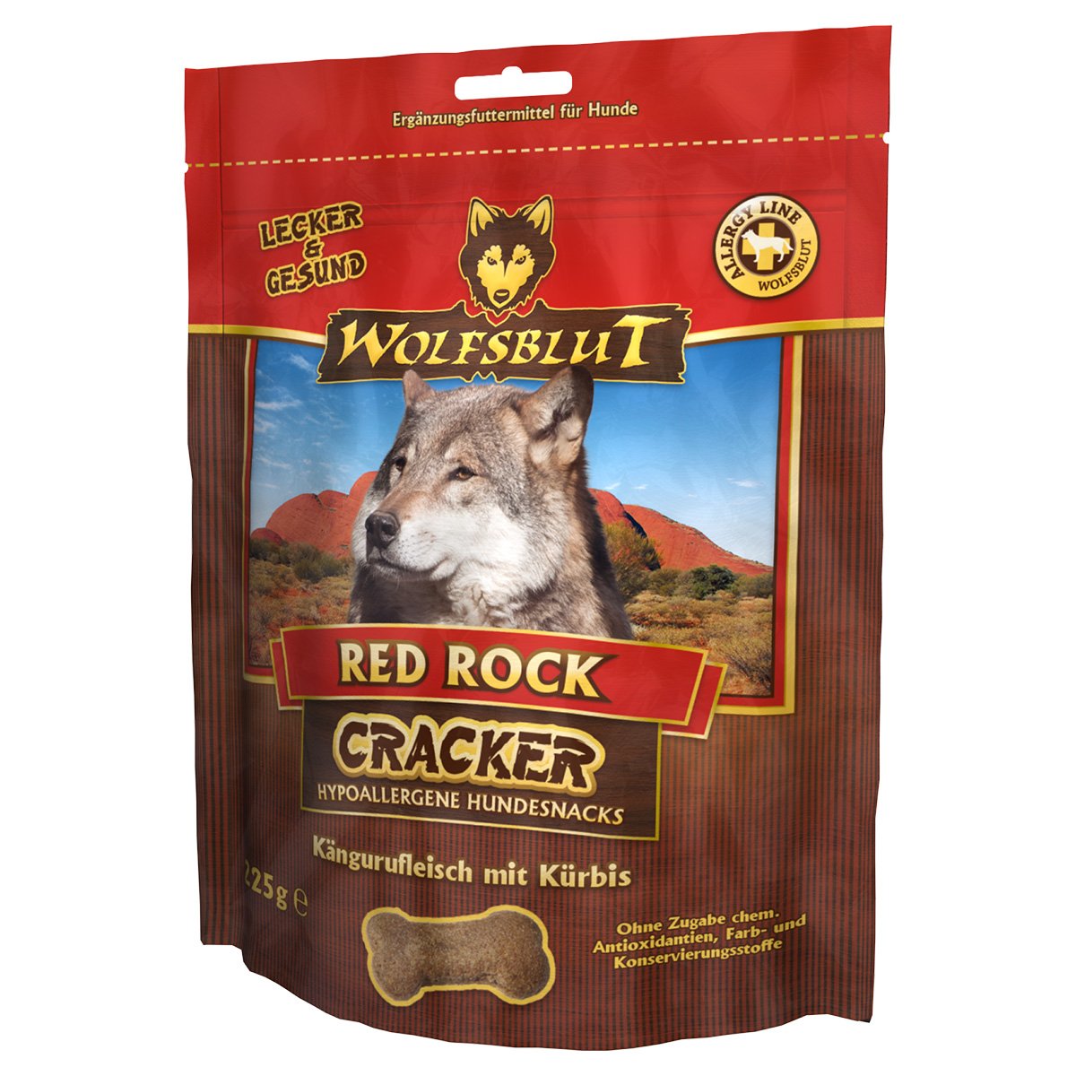 Wolfsblut Cracker Red Rock Känguru 225g von Wolfsblut