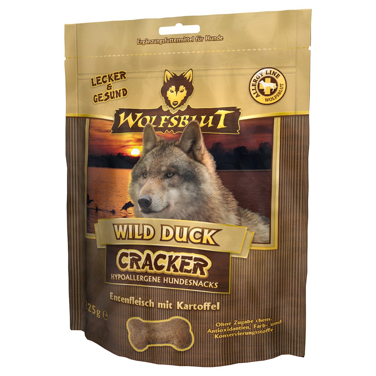 Wolfsblut Cracker Wild Duck Ente 225g von Wolfsblut