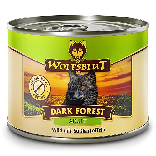 Wolfsblut Hundefutter für ausgewachsene Hunde, Dark Forest, 200 g (6 Stück) von Wolfsblut