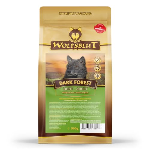 Wolfsblut Dark Forest Light Trockenfutter mit Jagdfleisch und Süßkartoffeln - Light von Wolfsblut