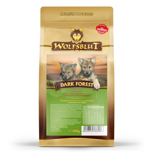 Wolfsblut Dark Forest Puppy Hundefutter mit Jagdfleisch und Süßkartoffeln für Welpen und Junghunde von Wolfsblut