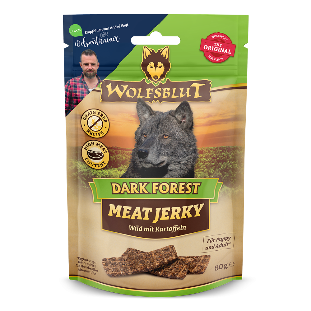 Wolfsblut | Dark Forest | Meat Jerky | 6 x 80 g von Wolfsblut