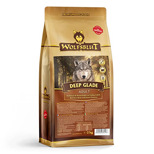 Wolfsblut - Deep Glade - 2 kg - Rothirsch und Wasserbüffel - Trockenfutter - Hundefutter - Getreidefrei von Wolfsblut