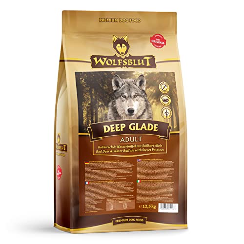 Wolfsblut - Deep Glade - 12,5 kg - Rothirsch und Wasserbüffel - Trockenfutter - Hundefutter - Getreidefrei von Wolfsblut