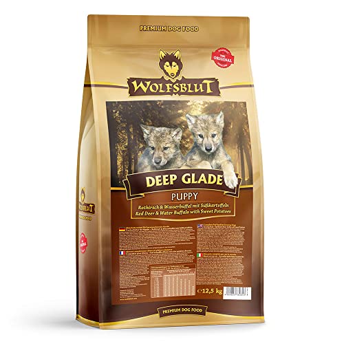 Wolfsblut - Deep Glade Puppy - 12,5 kg - Rothirsch und Wasserbüffel - Trockenfutter - Hundefutter - Getreidefrei von Wolfsblut