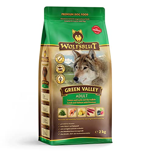 Wolfsblut - Green Valley - 2 kg - Lamm und Lachs - Trockenfutter - Hundefutter - Getreidefrei von Wolfsblut