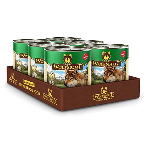 Wolfsblut - Green Valley - 6 x 800 g - Lamm und Lachs - Nassfutter - Hundefutter - Getreidefrei von Viconor