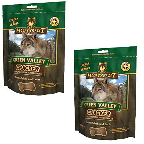 Wolfsblut Green Valley Cracker für Hund - Doppelpack - 2 x 225g von Wolfsblut