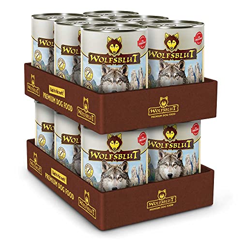 Wolfsblut - Grey Peak - 6 x 395 g - Ziege - Nassfutter - Hundefutter - Getreidefrei von Wolfsblut