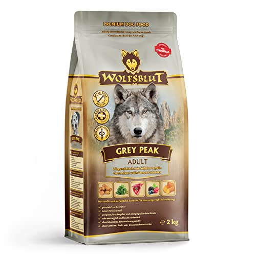 Wolfsblut - Grey Peak - 2 kg - Ziege - Trockenfutter - Hundefutter - Getreidefrei von Wolfsblut