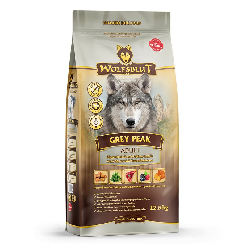 Wolfsblut Grey Peak Adult 12,5 kg (6,08 € pro 1 kg) von Wolfsblut