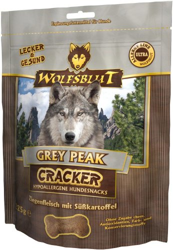 Wolfsblut - Grey Peak Cracker - 225 g - Ziege - Snack - Hundefutter - Getreidefrei von Wolfsblut