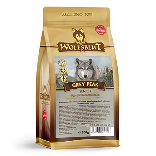 Wolfsblut - Grey Peak Senior - 500 g - Ziege - Trockenfutter - Hundefutter - Getreidefrei von Wolfsblut