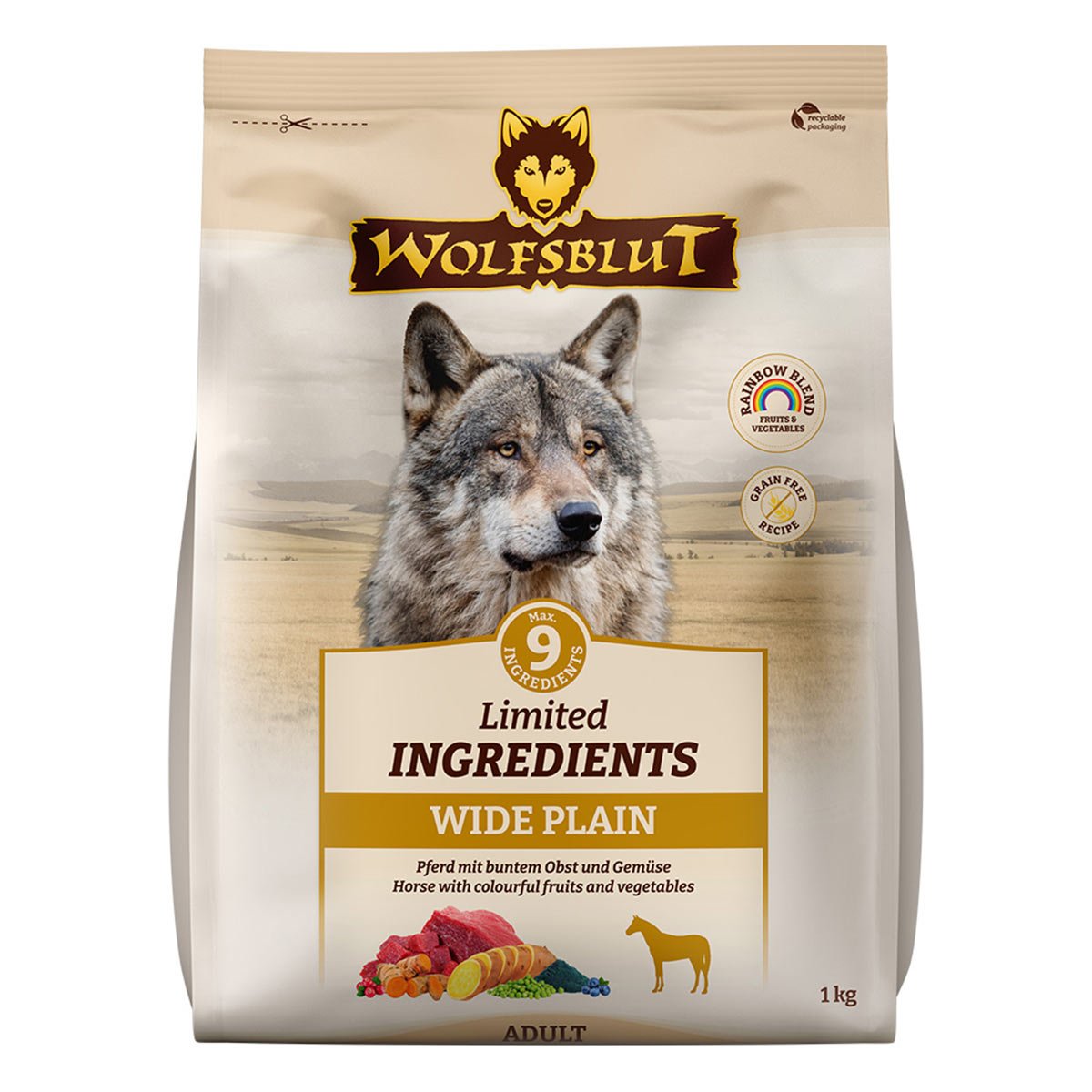 Wolfsblut Limited Ingredients Wide Plain Adult 1kg von Wolfsblut