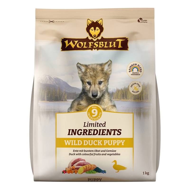 Wolfsblut Limited Ingredients Wild Duck Puppy 1kg von Wolfsblut