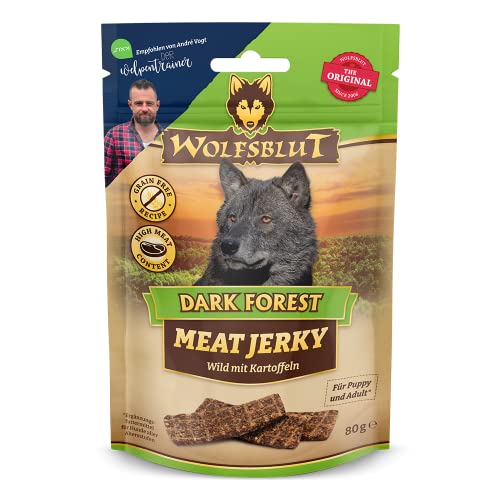 Wolfsblut Meat Jerky Dark Forest - Wildfleisch und Kartoffeln 1 x 80 g von Wolfsblut