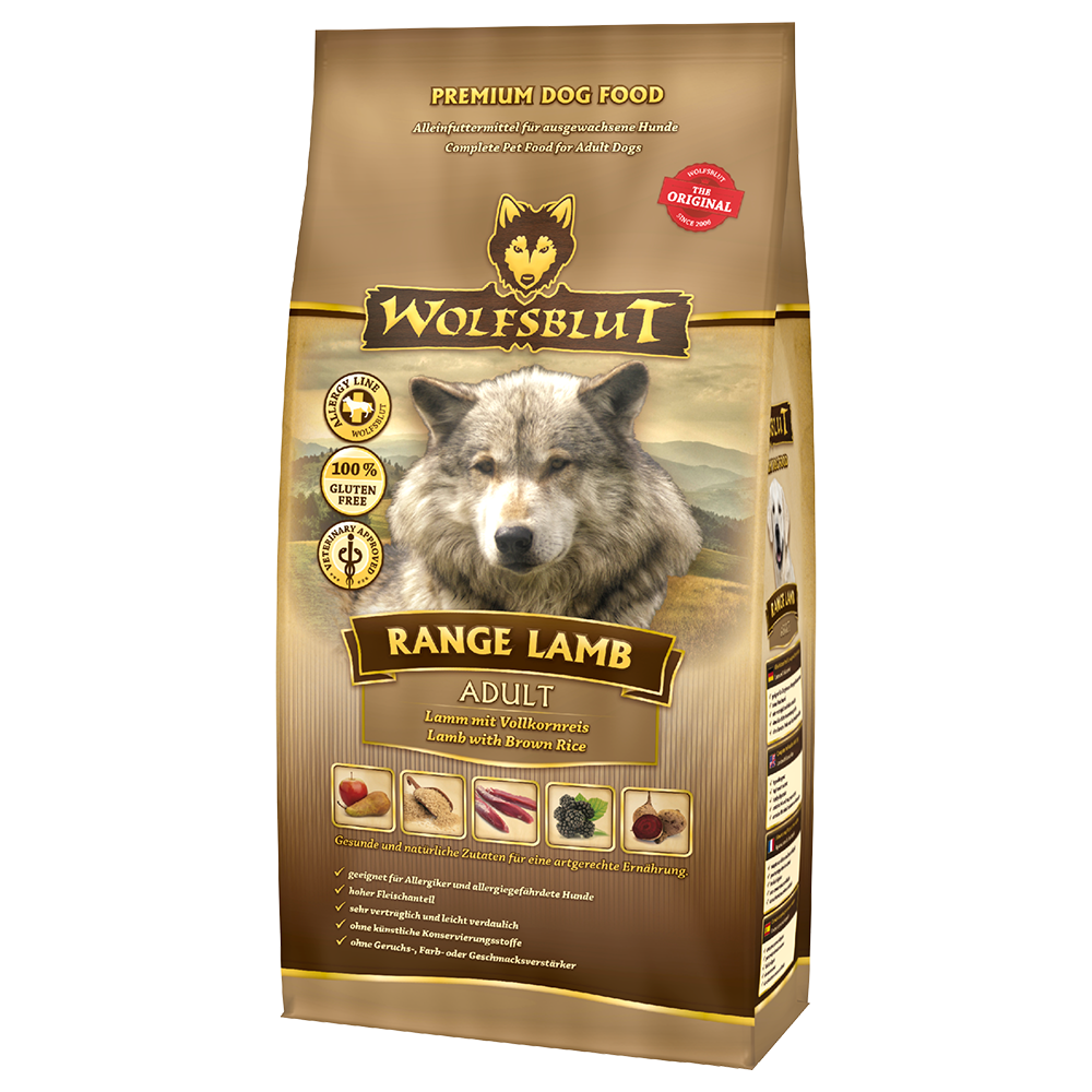 Wolfsblut | Range Lamb | Adult | 4 x 500 g von Wolfsblut