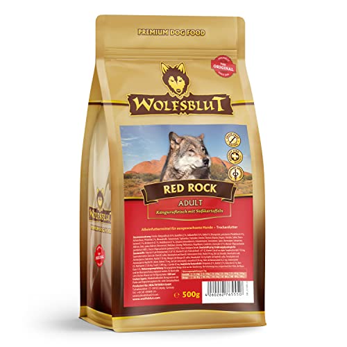 Wolfsblut - Red Rock - 500 g - Känguru - Trockenfutter - Hundefutter - Getreidefrei von Wolfsblut