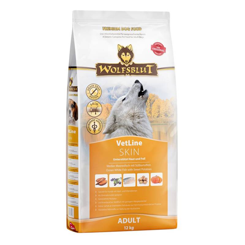 Wolfsblut VetLine Skin Weißer Meeresfisch 12kg von Wolfsblut