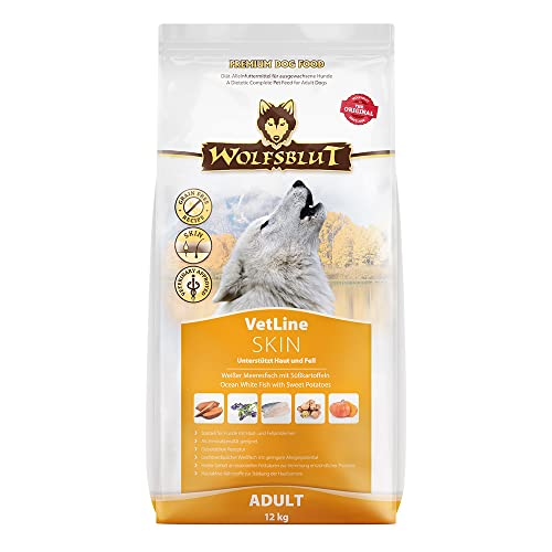 Wolfsblut Vetline Skin & Coat 12 kg | Trockenfutter für Haut & Fell von Wolfsblut