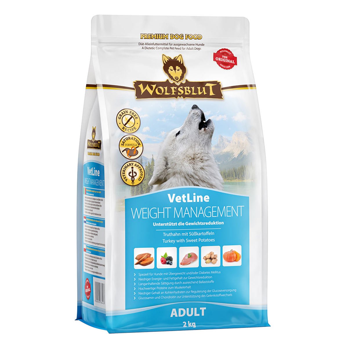 Wolfsblut VetLine Weight Management Truthahn 2kg von Wolfsblut