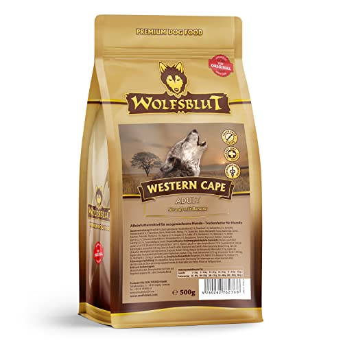 Wolfsblut - Western Cape - 500 g - Strauss - Trockenfutter - Hundefutter - Getreidefrei von Wolfsblut