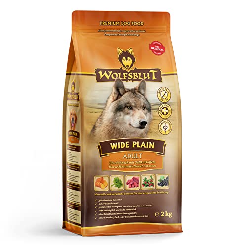 Wolfsblut - Wide Plain - 2 kg - Pferd - Trockenfutter - Hundefutter - Getreidefrei von Wolfsblut