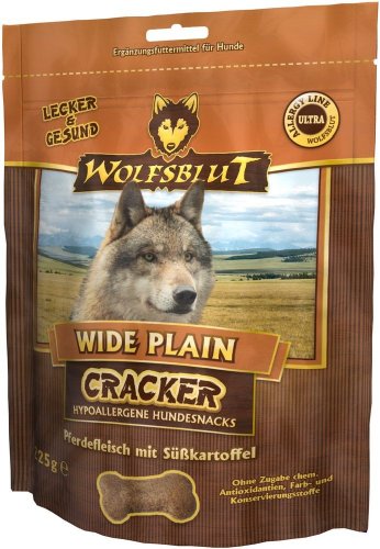 Wolfsblut - Wide Plain Cracker - 225 g - Pferd - Snack - Hundefutter - Getreidefrei Wolfsblut - Wide Plain Cracker - 225 g - Pferd - Snack - Hundefutter - Getreidefrei von Wolfsblut