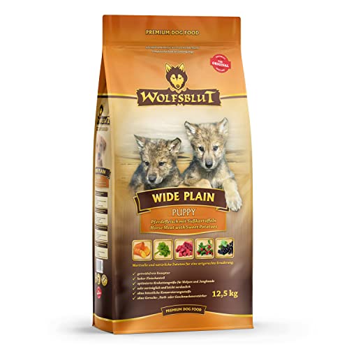 Wolfsblut - Wide Plain Puppy - 12,5 kg - Pferd - Trockenfutter - Hundefutter - Getreidefrei von Wolfsblut