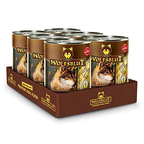 Wolfsblut - Wild Boar - 6 x 395 g - Wildschwein - Nassfutter - Hundefutter - Getreidefrei von Wolfsblut