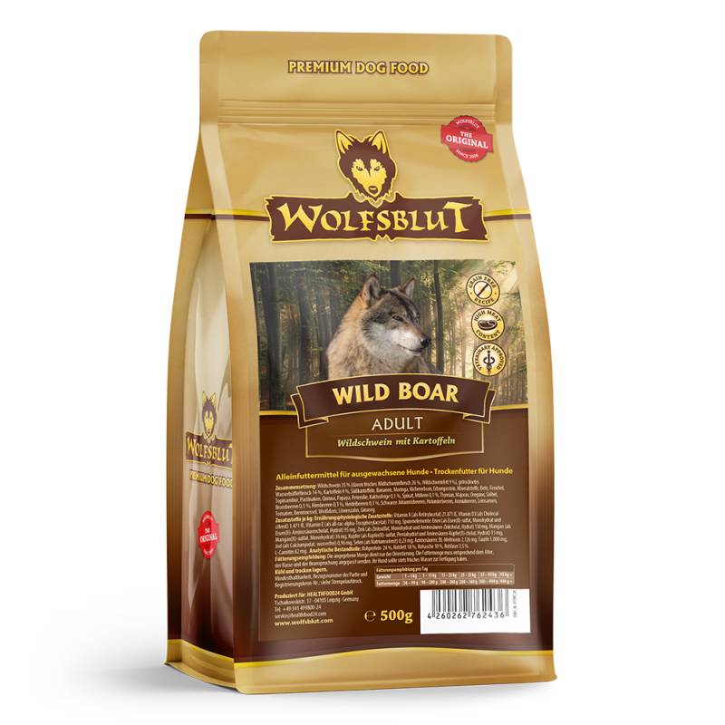 Wolfsblut | Wild Boar | Adult | 4 x 500 g von Wolfsblut