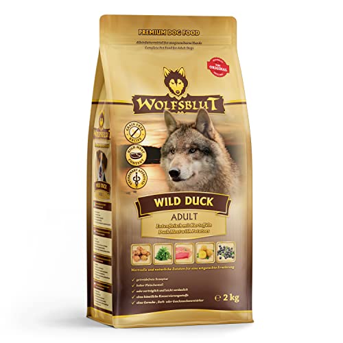 Wolfsblut - Wild Duck Adult - 2 kg - Ente - Trockenfutter - Hundefutter - Getreidefrei von Wolfsblut