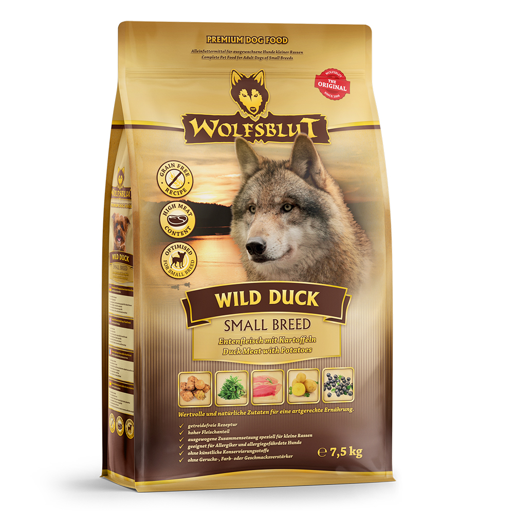 Wolfsblut | Wild Duck | Small Breed | 2 x 7,5 kg von Wolfsblut