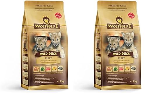 Wolfsblut Wild Duck Puppy, 2er Pack (1 x 2 kg) von Wolfsblut