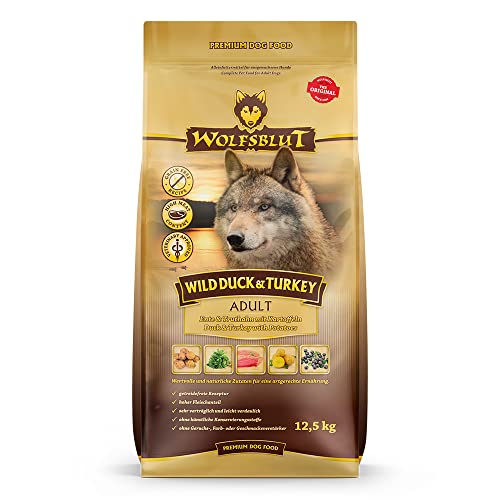 Wolfsblut - Wild Duck & Turkey - 12,5 kg - Ente & Truthahn - Trockenfutter - Hundefutter - Getreidefrei von Wolfsblut