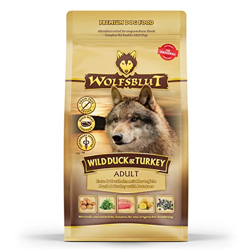 Wolfsblut - Wild Duck & Turkey - 500 g - Ente & Truthahn - Trockenfutter - Hundefutter - Getreidefrei von Wolfsblut