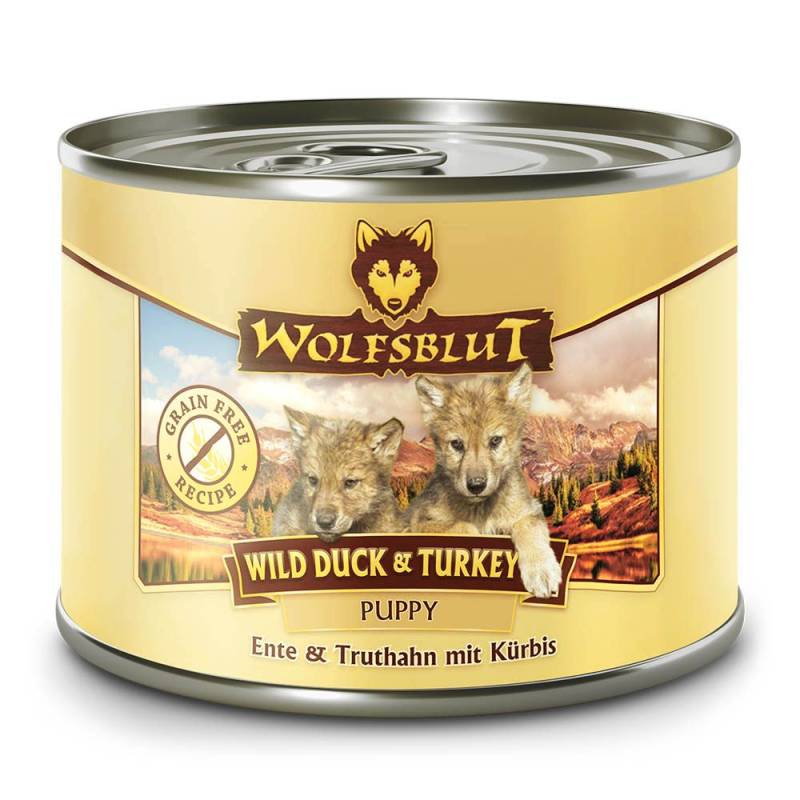 Wolfsblut | Wild Duck & Turkey | Puppy | 12 x 200 g von Wolfsblut