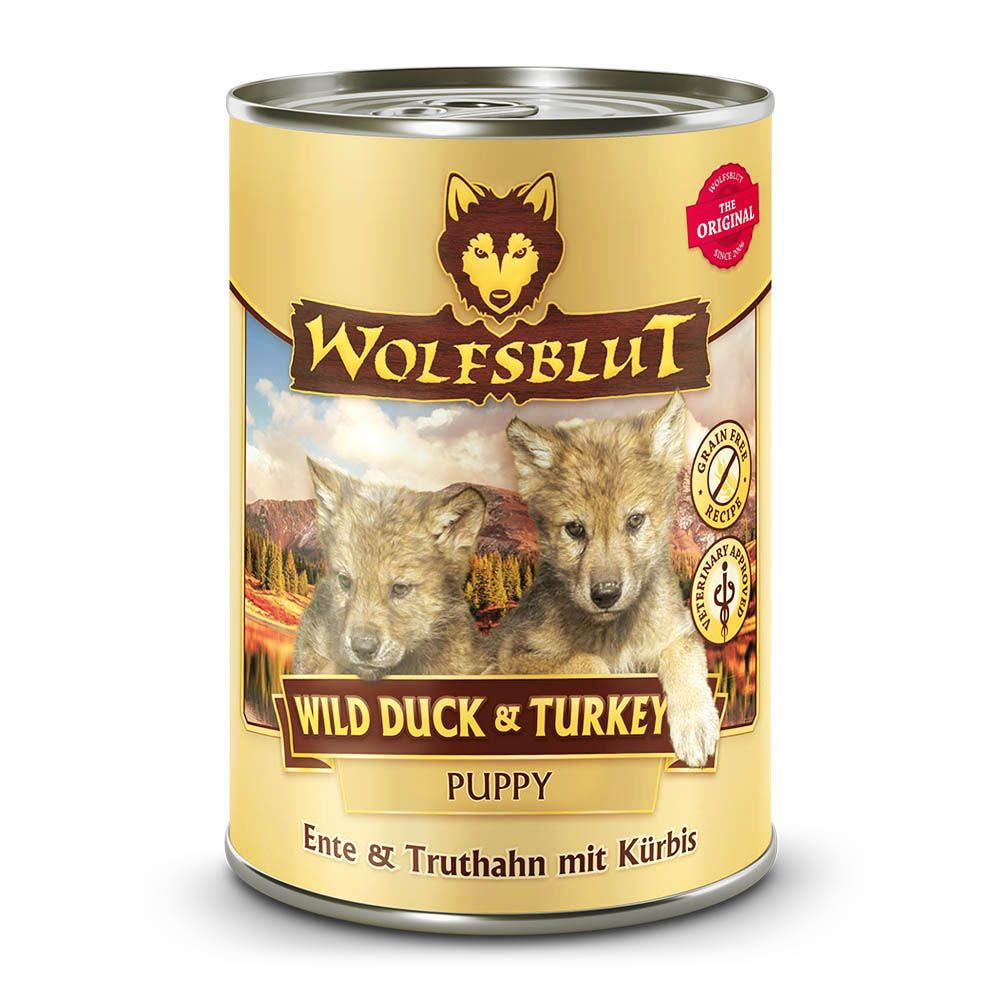 Wolfsblut | Wild Duck & Turkey | Puppy | 12 x 395 g von Wolfsblut