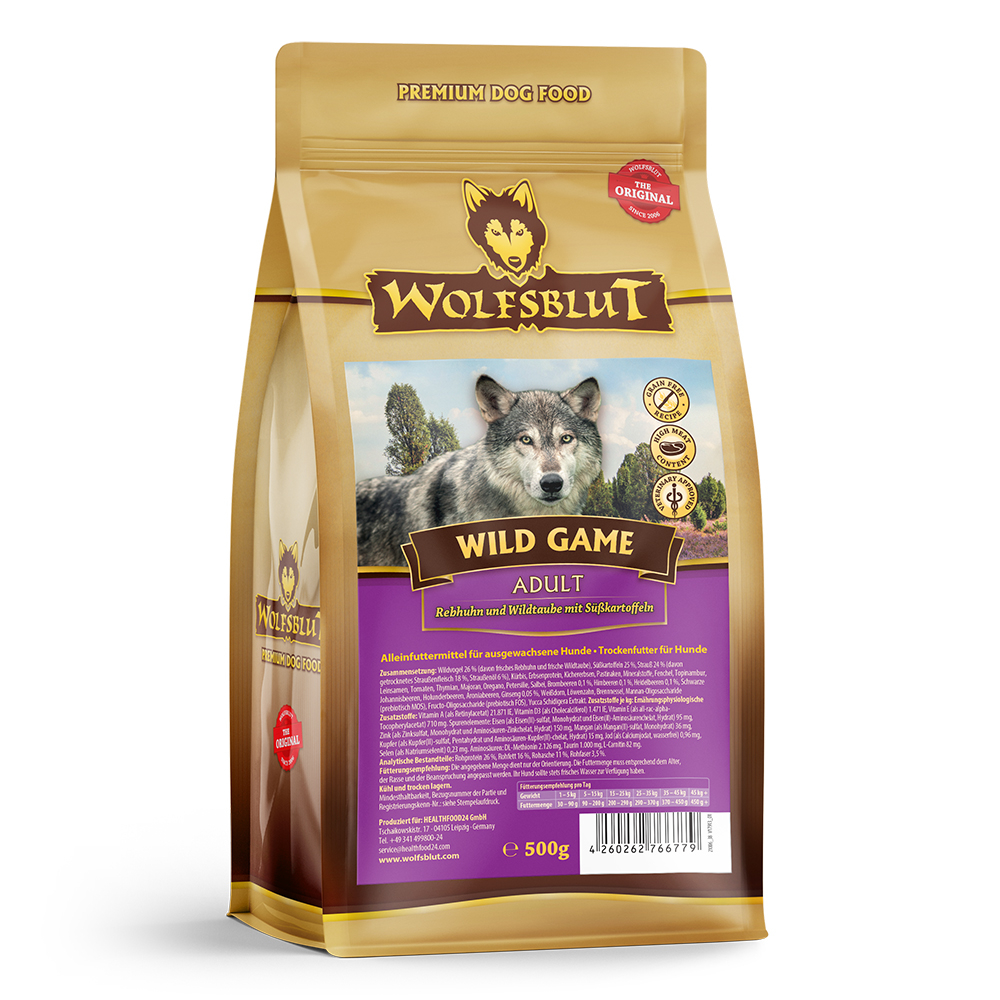 Wolfsblut | Wild Game | Adult | 4 x 500 g von Wolfsblut